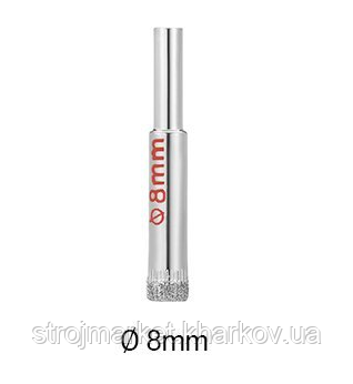 Коронка по плитки алмазна TM Zhwei 8мм(уп.2шт)