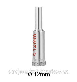 Коронка для плитки алмазна TM Zhwei 12 мм (пап.2шт)