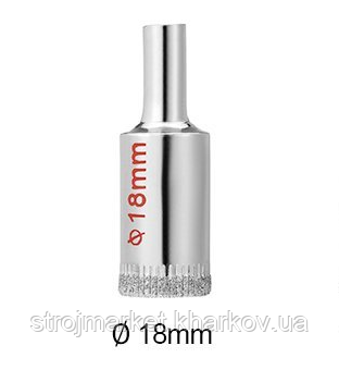 Коронка по плитки алмазна TM Zhwei18мм (уп. 2шт)