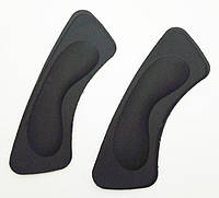 Пяткоудерживатели (наклейки на задник) с латексной вставкой от натирания и для уменьшения размера обуви. Черные