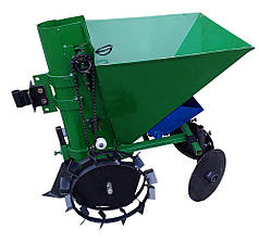 Картоплесаджалка мотоблокова з бункером для добрив Шип 30 л.