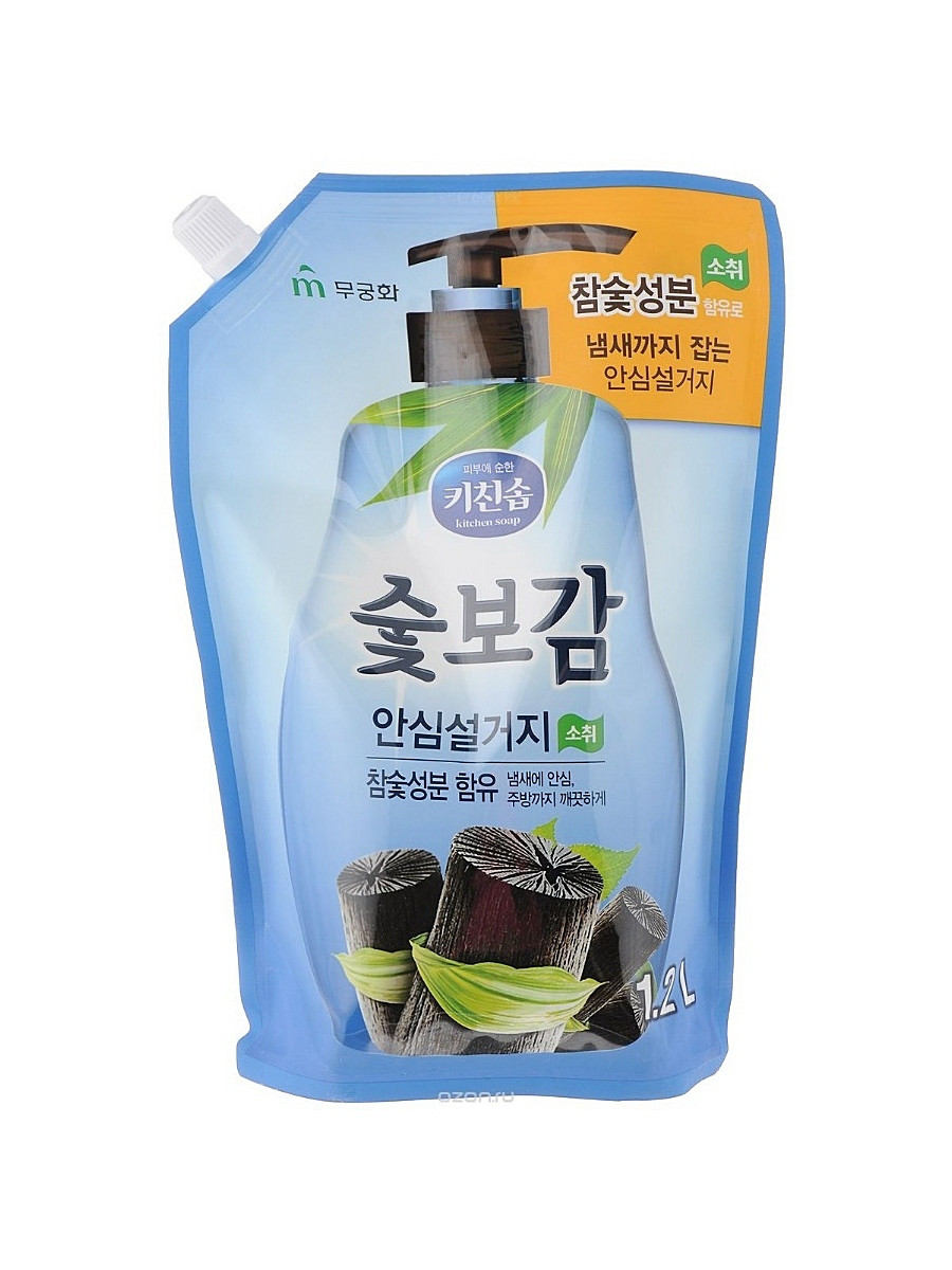 Засіб для миття посуду Mukunghwa Деревне вугілля 1.2 л (600958)