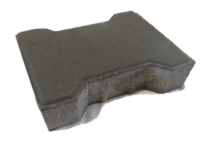 Тротуарна плитка "Катушка", сіра, 80 мм