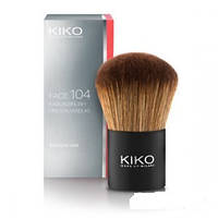 Пензель кабукі для макіяжу обличчя KIKO MILANO Face 104