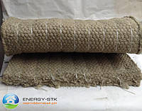 Мат прошивной из базальтового волокна М-60 МС с металлической сеткой Манье, толщина 100мм