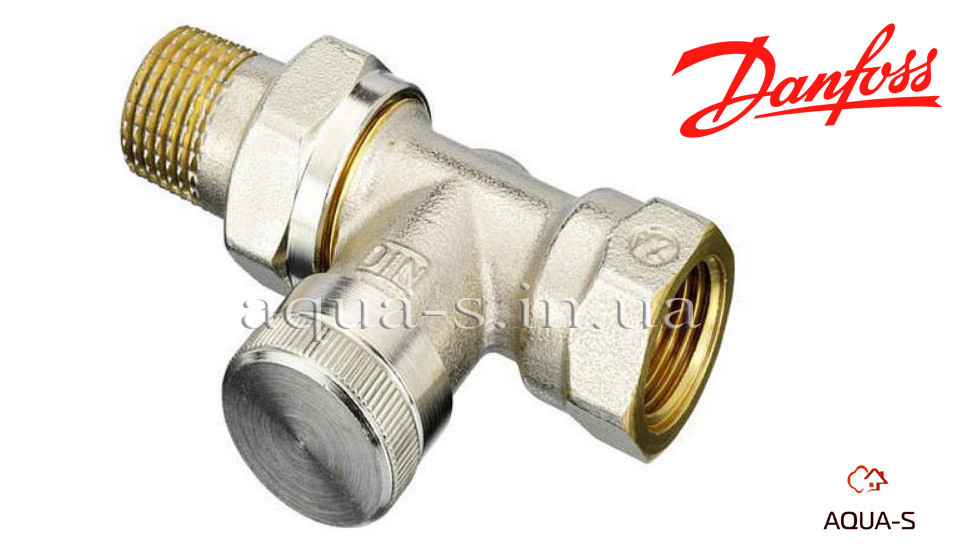 Клапан  радіаторний Danfoss RLV DN 15 прямий запірний (обратка) 003L0144, фото 1