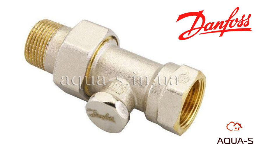 Клапан радіаторний Danfoss RLV-S DN 20 прямий запірний (зворотна) 003L0126, фото 1