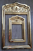 Золочення сухозлітним золотом дерев'яних рам., фото 2