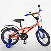 Велосипед дитячий PROF1 16д. T1635 Racer, жовтогарячий