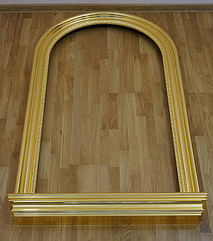 Позолота сухозлітним золотом дерев'яних рам.