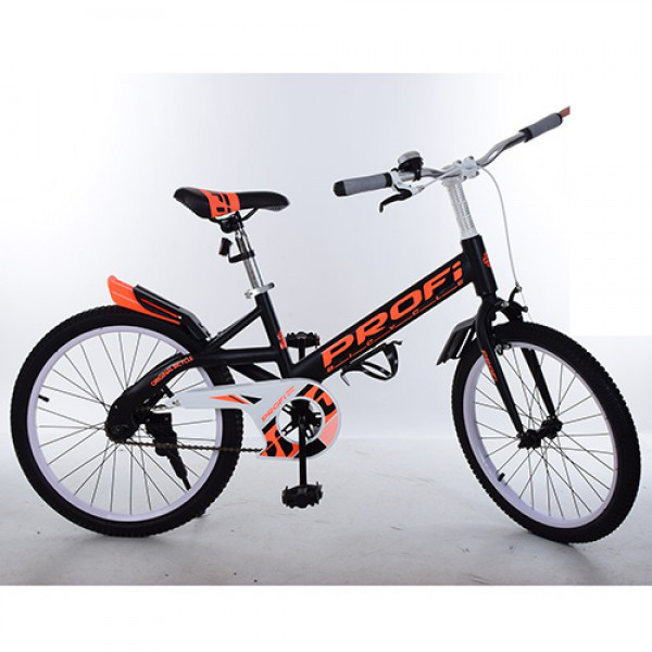 Велосипед дитячий PROF1 20д. W20115-4 Original, чорний,крила,дзвінок, підніжка