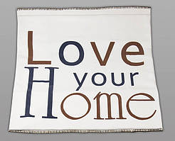 Флісове покривало 180х130 см "Love your home"