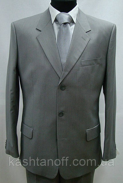 Светло-серый костюм купить недорого от украинского производителя КАШТАН