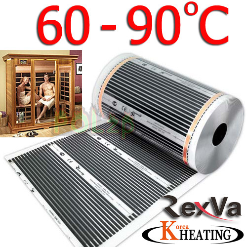 Гріюча плівка для Саун і Лазень RexVa XM-305H інфрачервона, фото 1