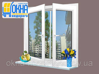 Двостулкове вікно Lider з двома відкриванням