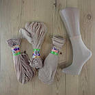 Капронові шкарпетки жіночі ІРА Україна рулончик беж ПК-2767, фото 2