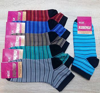 Шкарпетки жіночі демісезонні бавовна Талько, 23-25 розмір, асорті, 21038