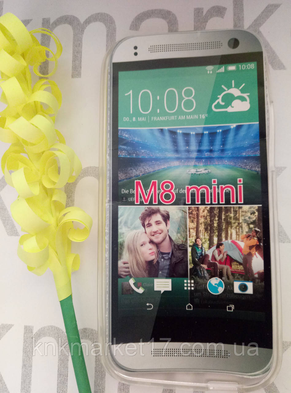Чехол для HTC M8 Mini (силикон прозрачный)
