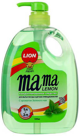 Гель для миття посуду Mama lemon Зелений чай 1 л (463341), фото 1