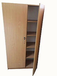 Офісна шафа комбі для документів і верхнього одягу 1820*900*360 мм. Шафа закрита ЛДСП із полицями