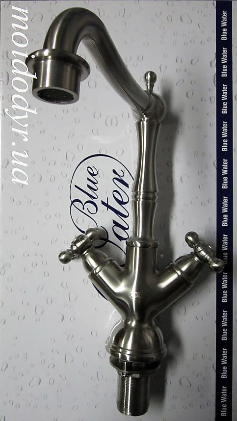 Змішувач із неіржавкої сталі Blue Water Rimini inox для кухні