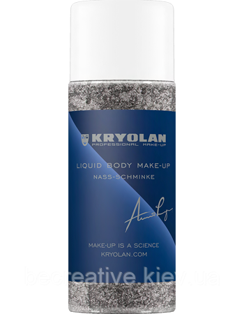 Жидкий аквагрим Kryolan Silver, 250 мл