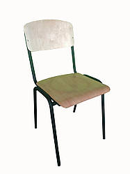 Стілець аудиторний (гнута фанера) тип 2. Стілець учнівський шкільний на металевому каркасі. Парти та стільці