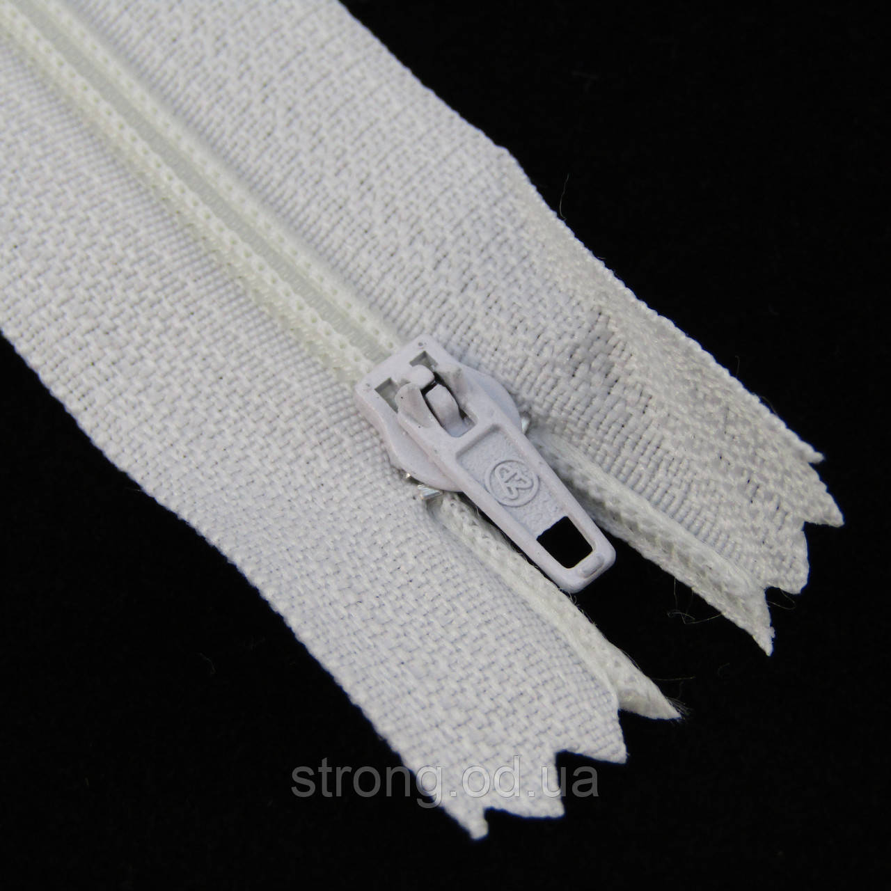 Блискавка Т-3 18 см Спіднична Колір Білий 1шт.