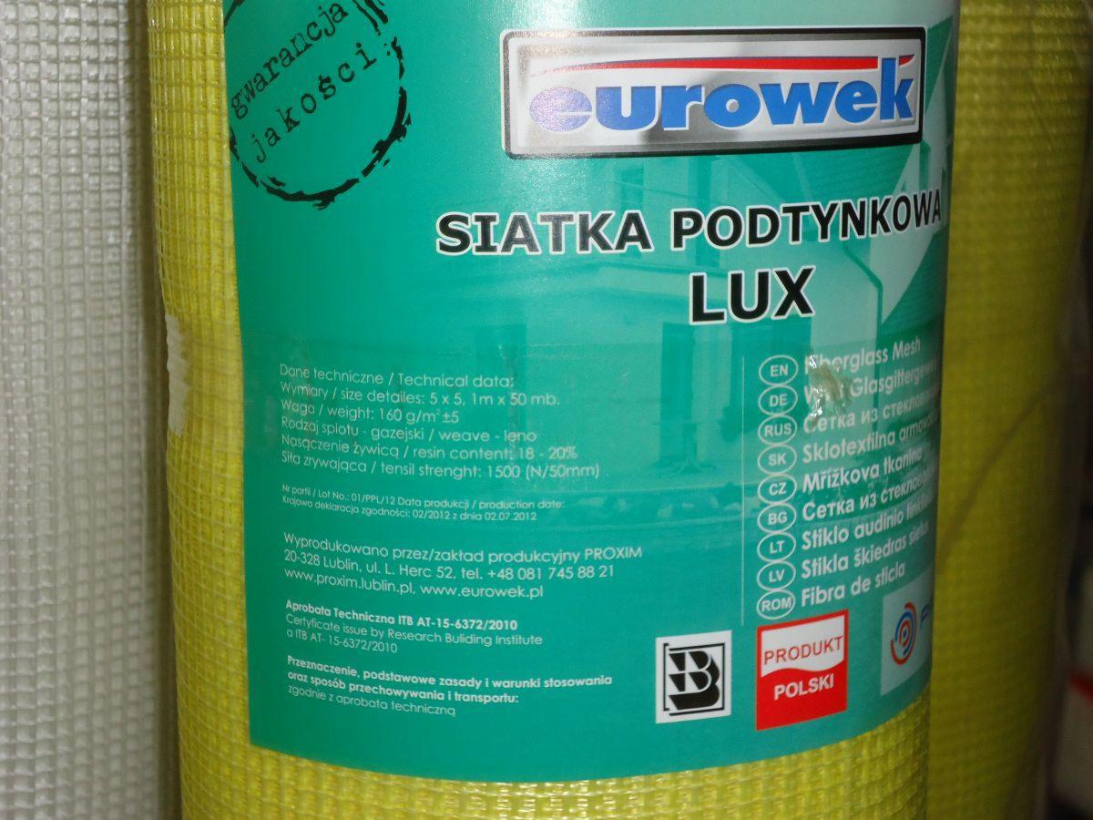 Фасадна сітка Eurowek (Польща), армуюча склосітка Євровек, фото 1