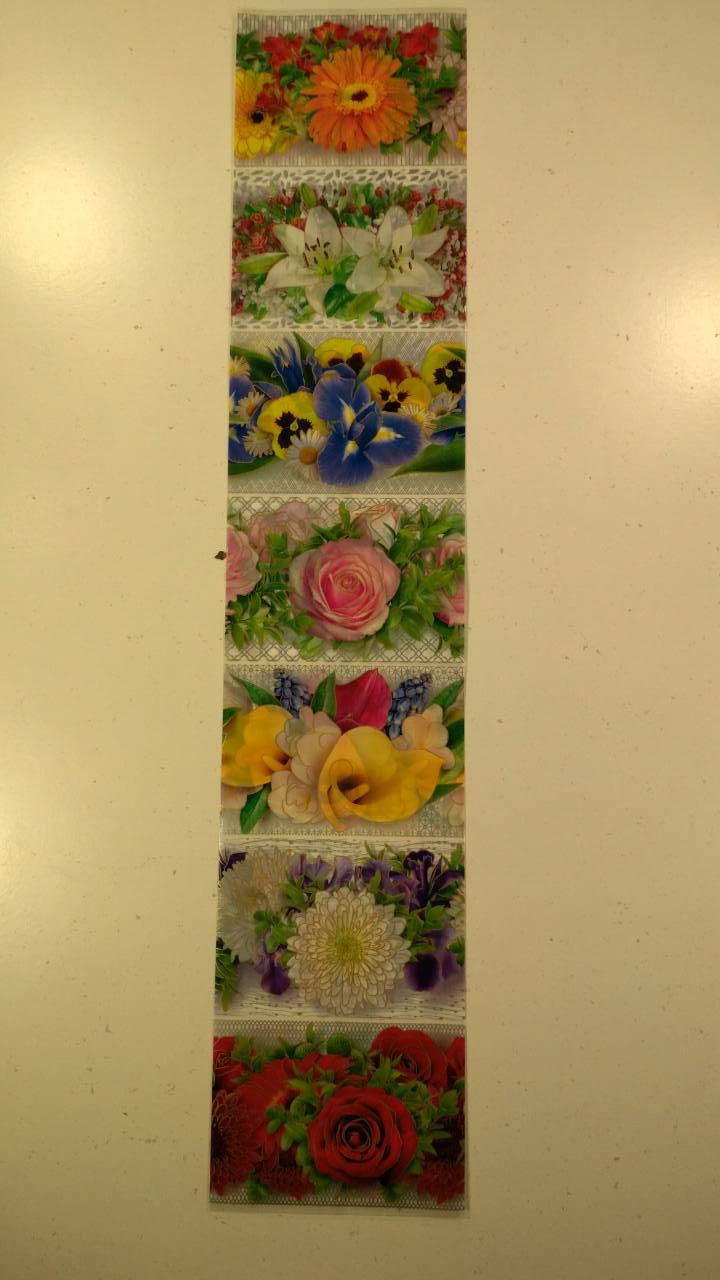 Термоетикетки для великодніх 7 яєць "Флоріс" (100 шт), фото 1