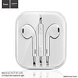 Стильна гарнітура Hoco M1 Apple White micult call answering volume control, фото 3