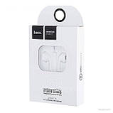 Стильна гарнітура Hoco M1 Apple White micult call answering volume control, фото 2