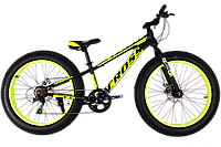 Велосипед внедорожник фэтбайк Crosser Tank 24 (fatbike) 2018 All