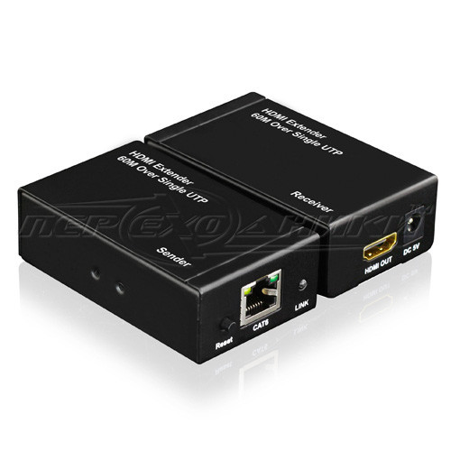 Активний подовжувач HDMI v1.4 за витою парою (UTP), до 60 м, Full 3D