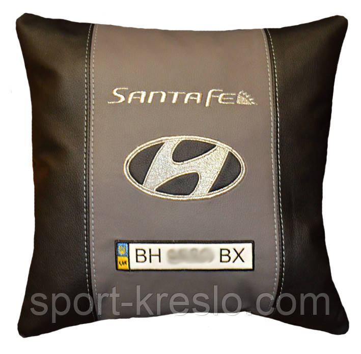 Автомобильная подушка в машину с логотипом Hyundai хюндай - фото 4 - id-p188311383