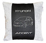 Сувенірна автомобільна подушка в машину Hyundai, фото 5