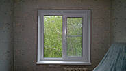 Вікно двостулкове Rehau 1200х1400 ПВХ Ecosol 70 з енергоефективним склопакетом 4/10/4/10/4і + Аргон, фото 2