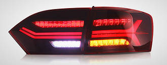 Задні Led-ліхтарі Volkswagen Jetta 2012-2015 р.в. у стилі Audi