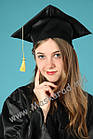 Цукерка випускника чорна, квадратна академічна шапочка випускника, фото 6