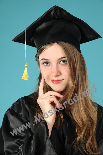Конфедератка выпускника черная, квадратная академическая шапочка выпускника - фото 6 - id-p49728335