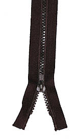 Блискавка тракторна 16см Темно коричнева №5 кишенькова