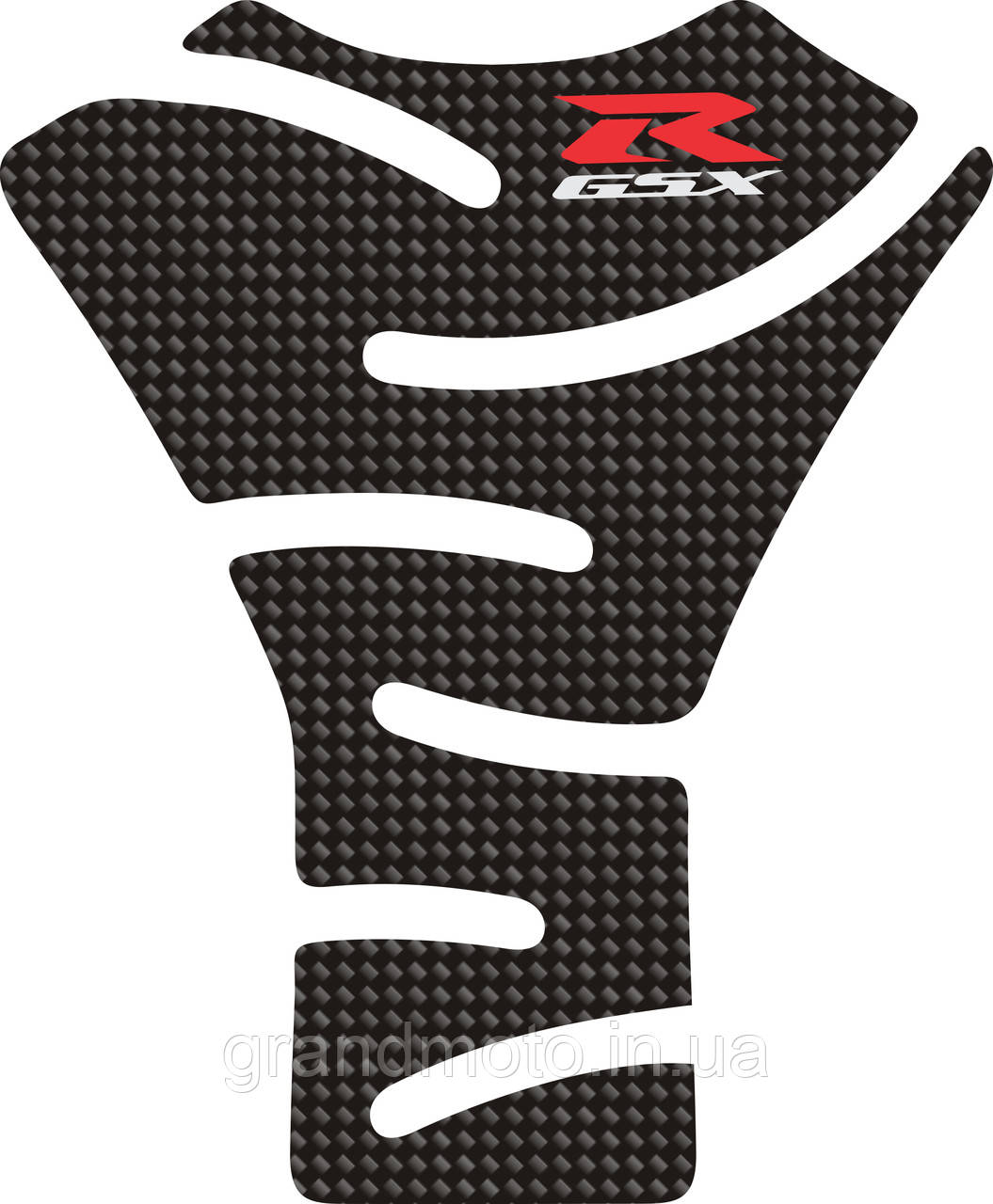 Наклейка на бак мотоцикла силіконова Suzuki unique, фото 1