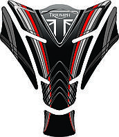 Наклейка на бак мотоцикла силиконовая Triumph unique