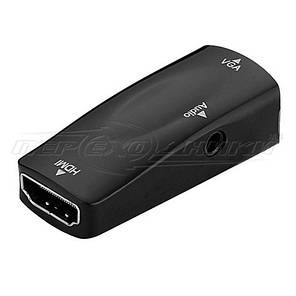 Конвертер HDMI Female to VGA + Audio 3.5, фото 2