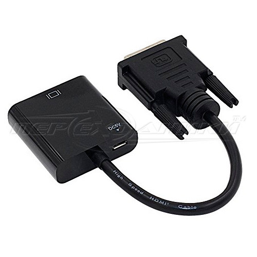 Конвертер DVI-D (24+1) to VGA + доп. питание micro USB, 1080p - фото 2 - id-p29217523