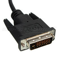 Конвертер DVI-D (24+1) to VGA + дод. харчування micro USB, 1080p, фото 3