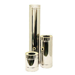 Димохідні труби з нержавіючої сталі AISI 304 з діаметром 200/270 1/0,6 мм AISI 304 нерж.нерж.