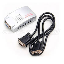 Конвертер VGA to AV RCA TV S-Video converter, фото 3