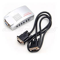 Конвертор VGA to RCA AV TV S-Video converter, фото 3