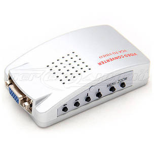 Конвертер VGA to AV RCA TV S-Video converter, фото 2